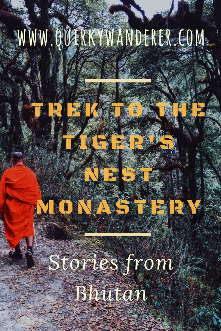 tiger's nest monastery in Bhutan
