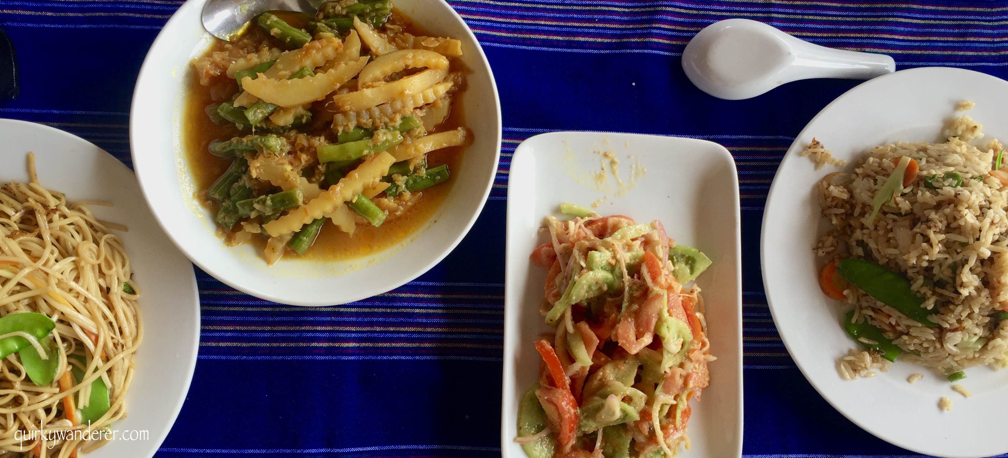 Myanmar veg meal