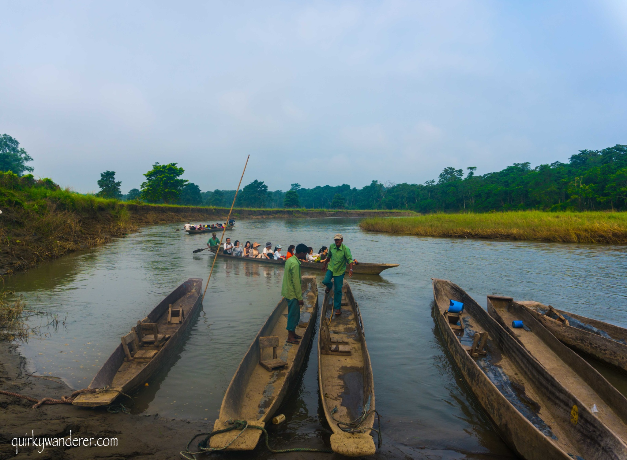 Canoeing in Chitwan