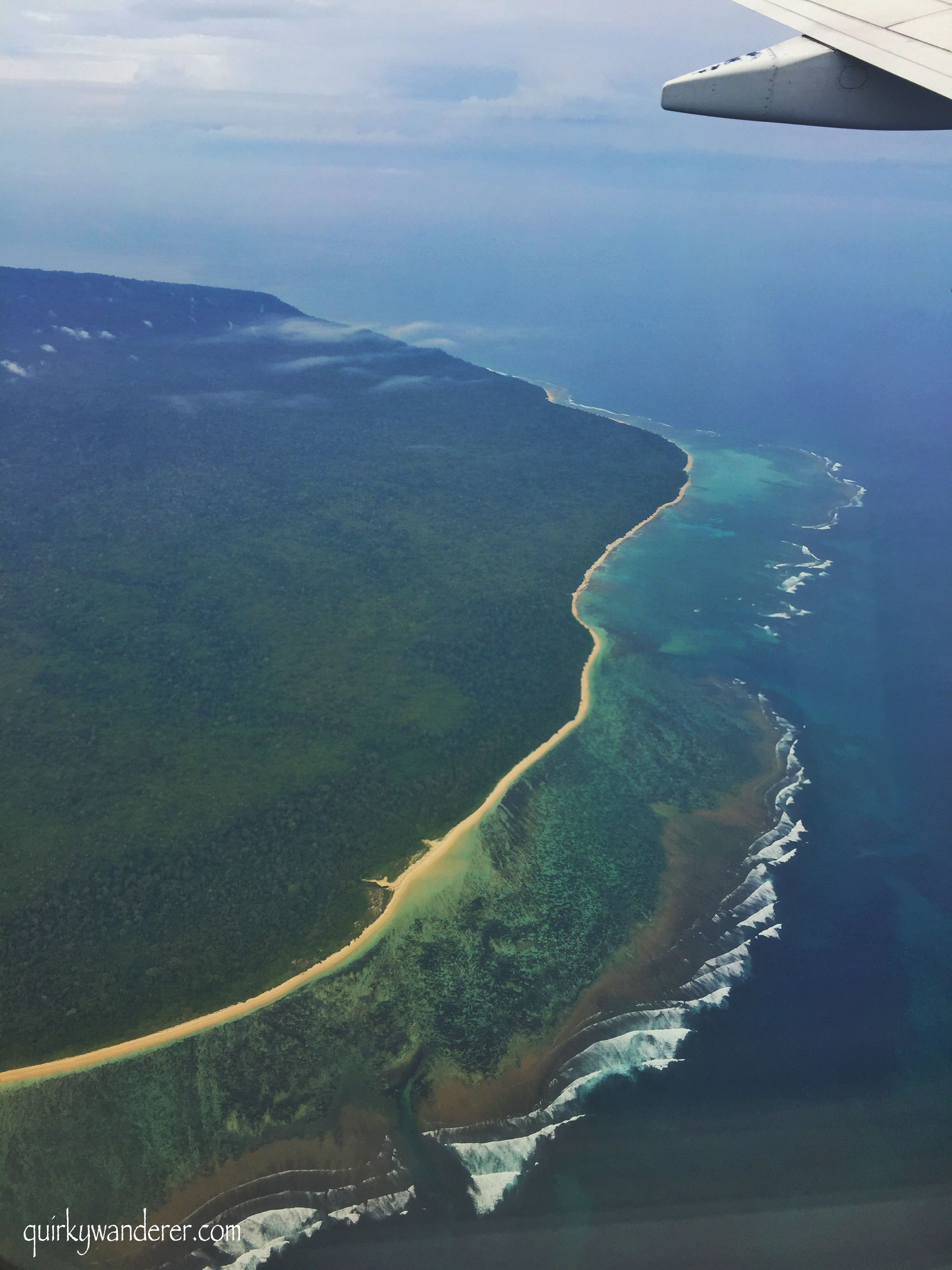 Balinese coastline