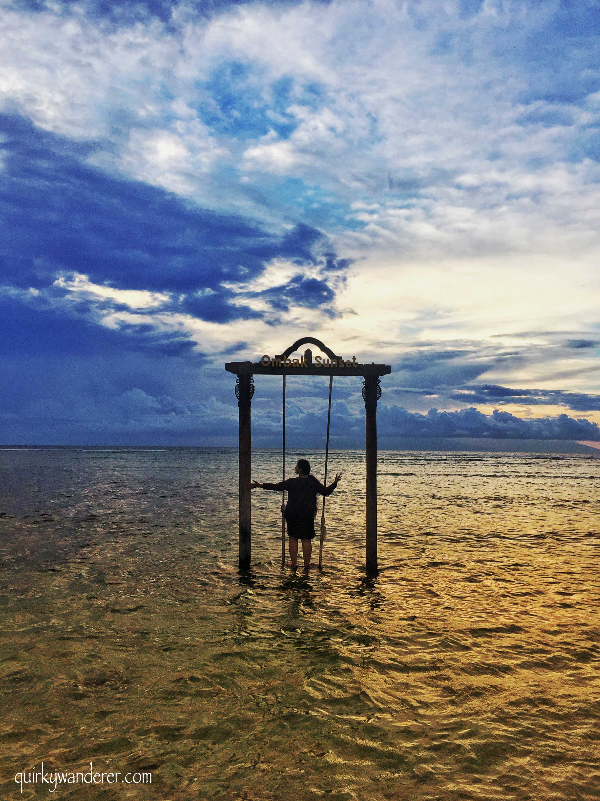 Swings at Gili Trawangan