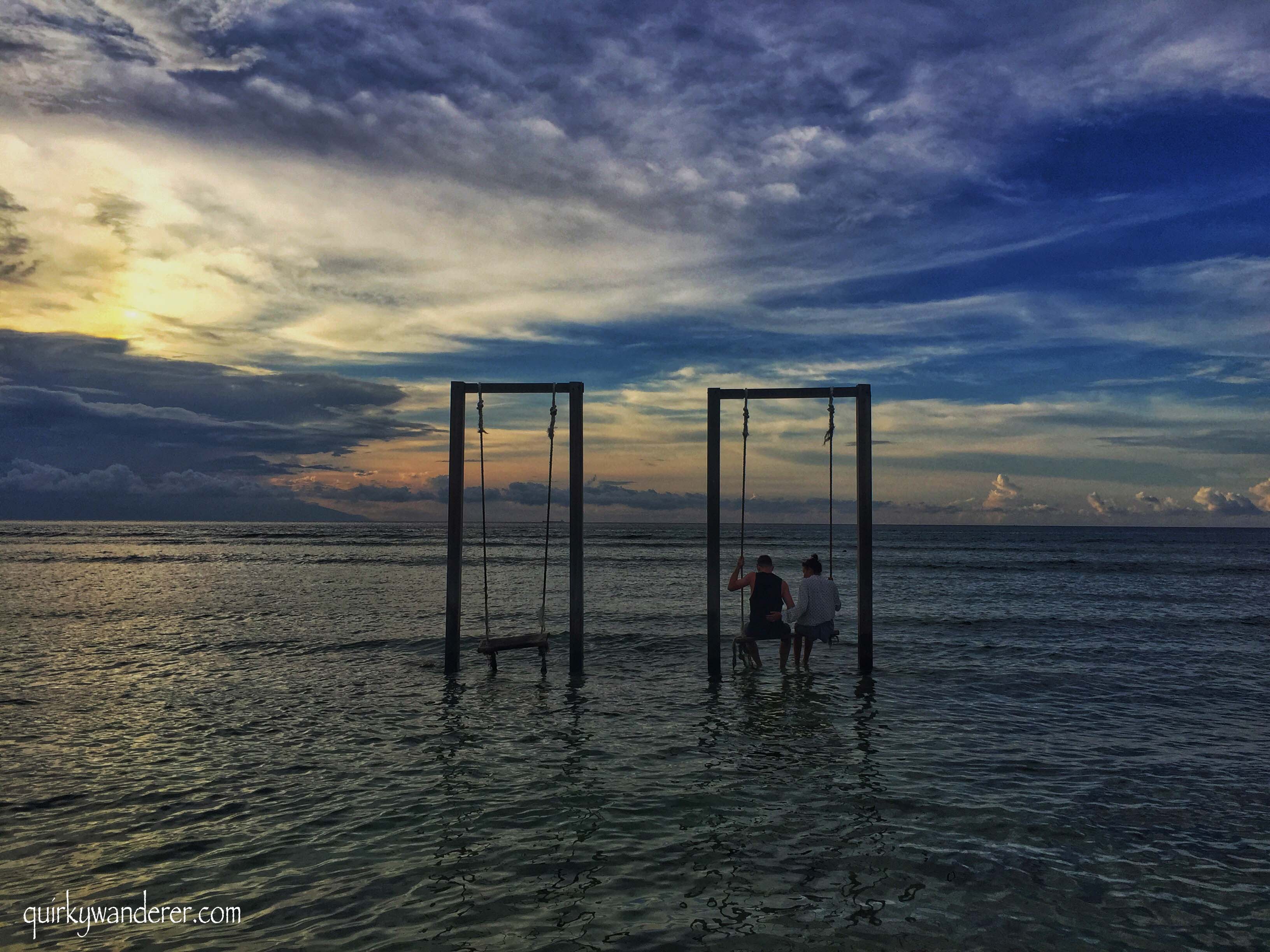 Swings at Gili Trawangan 