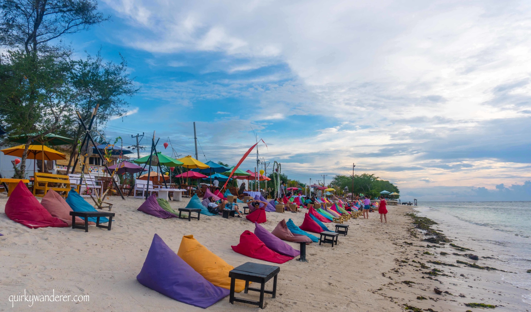 cafes at Gili Trawangan 