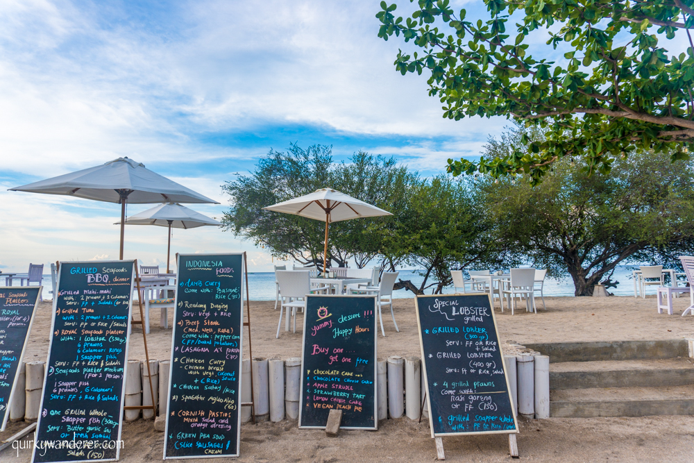 What to eat at Gili Trawangan island