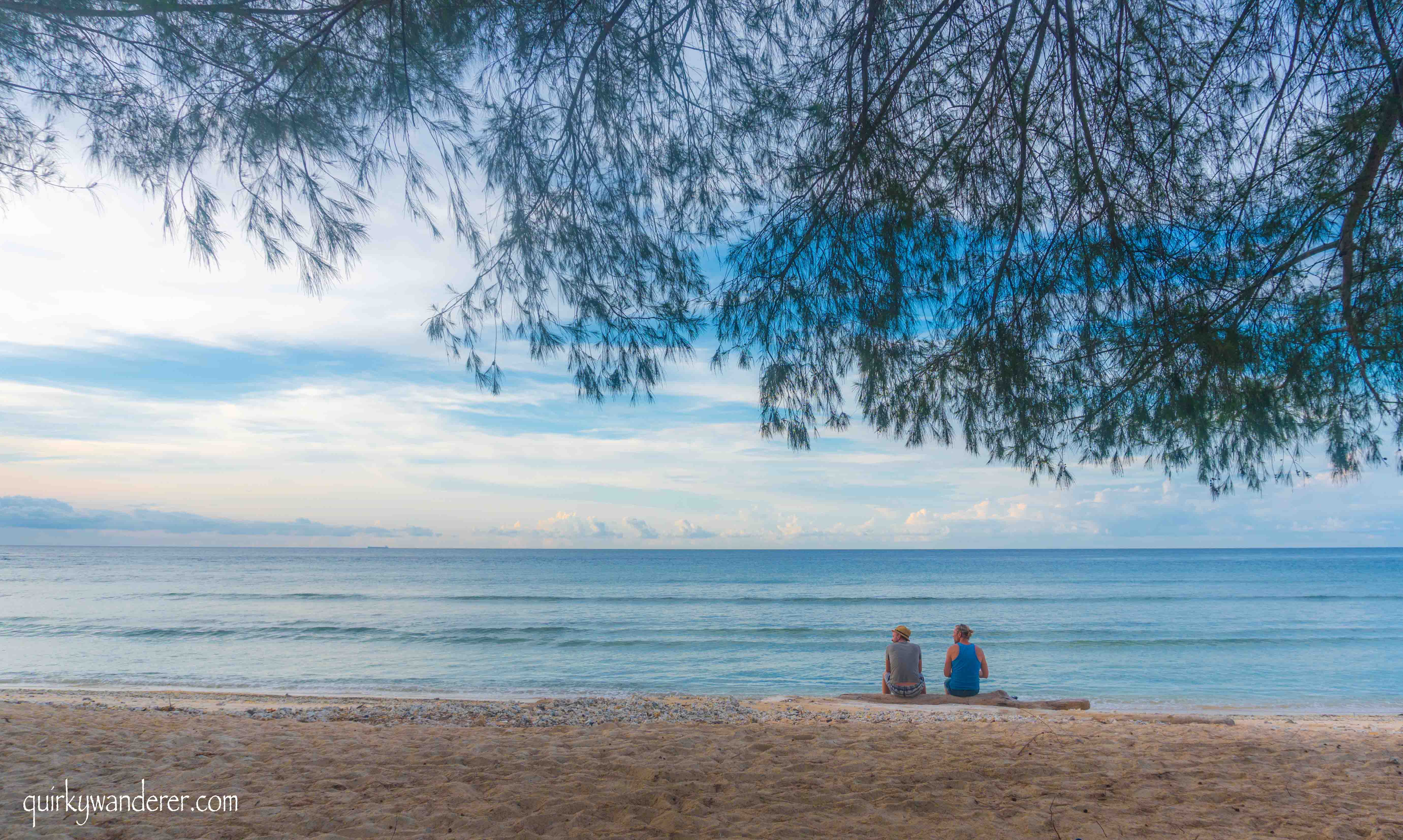 tourists at Gili Trawangan island