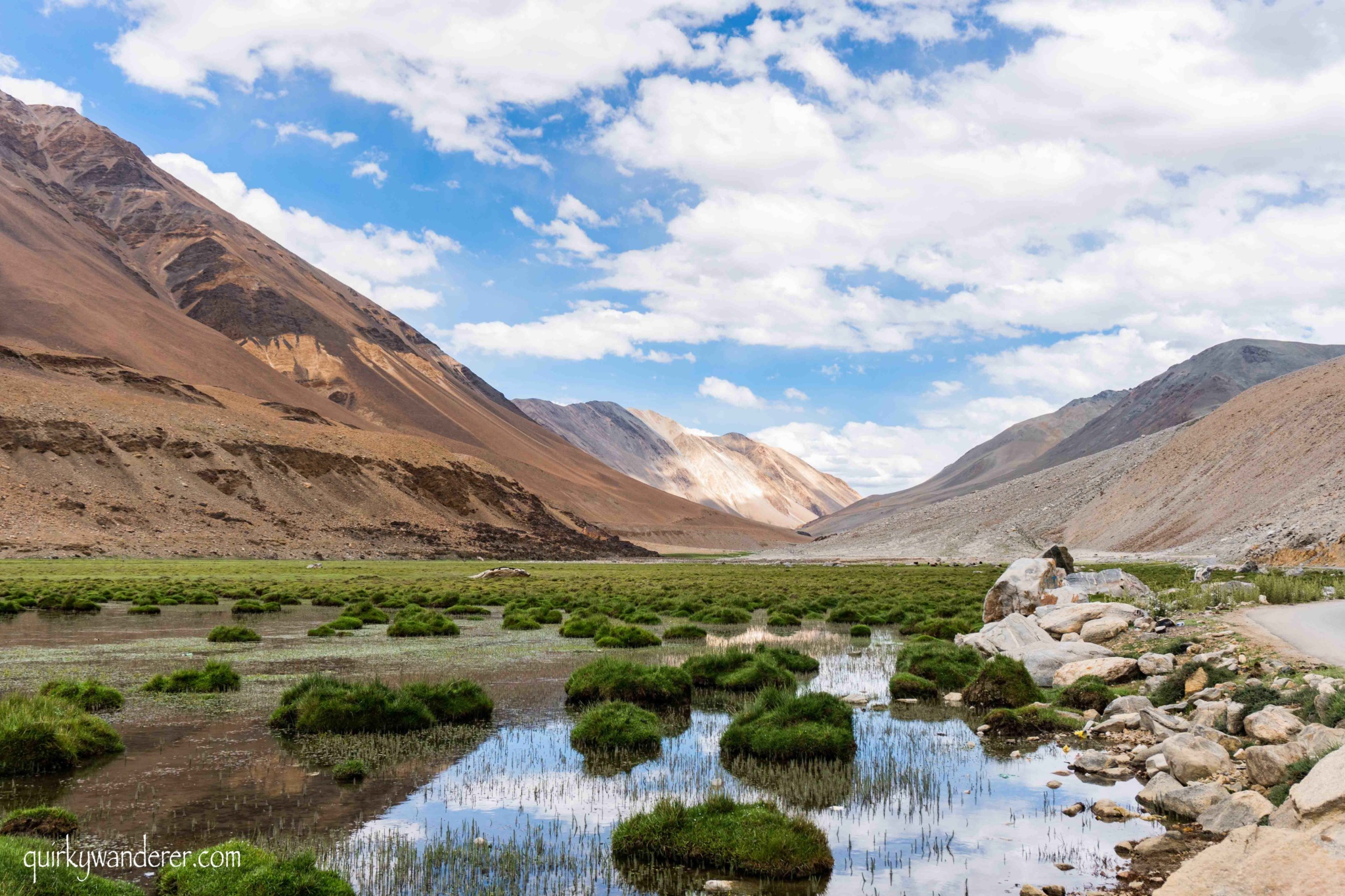 Beautiful Ladakh, the land of high passes of the Indian Himalayas