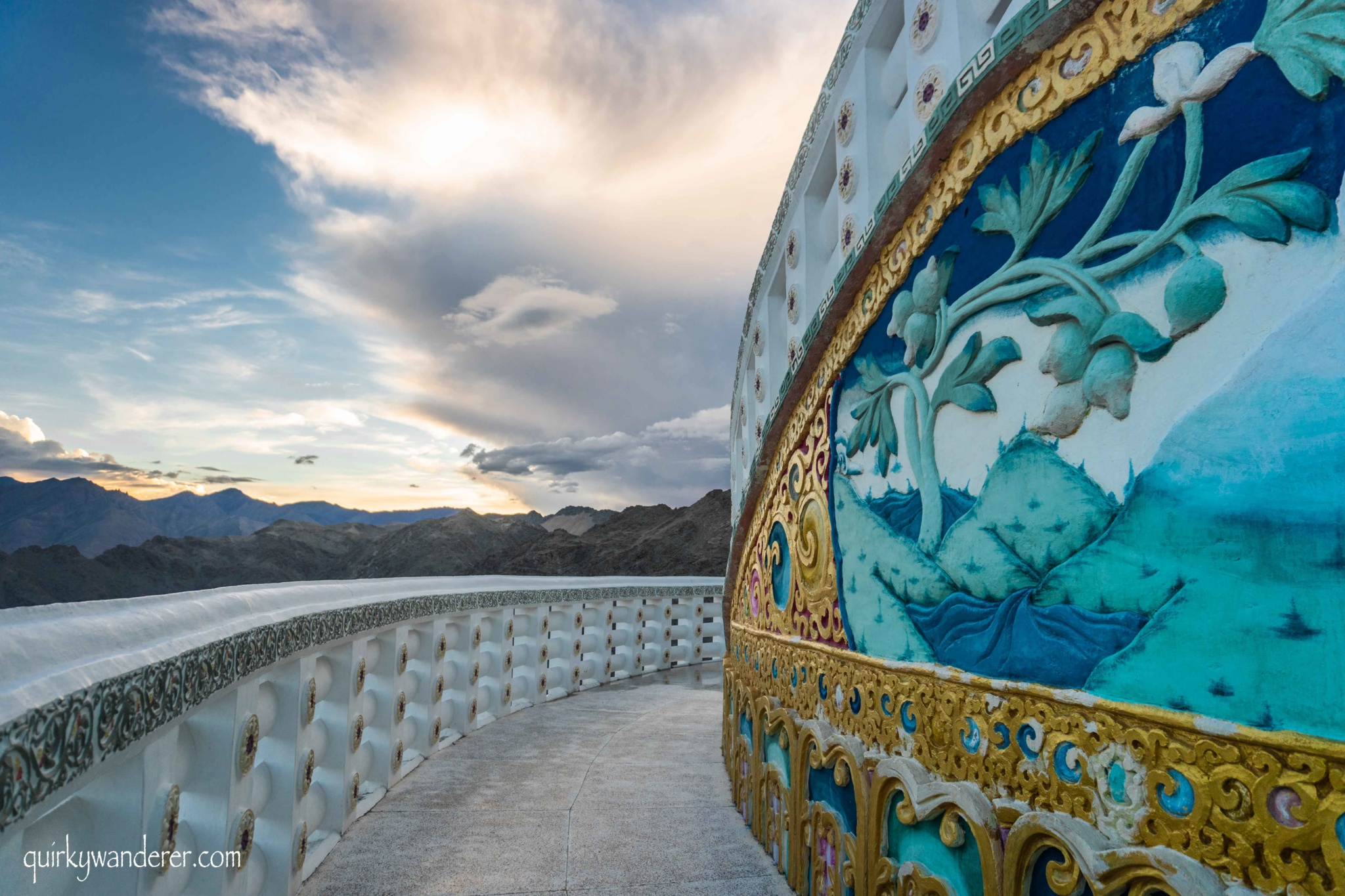 Shanti Stupa in Leh