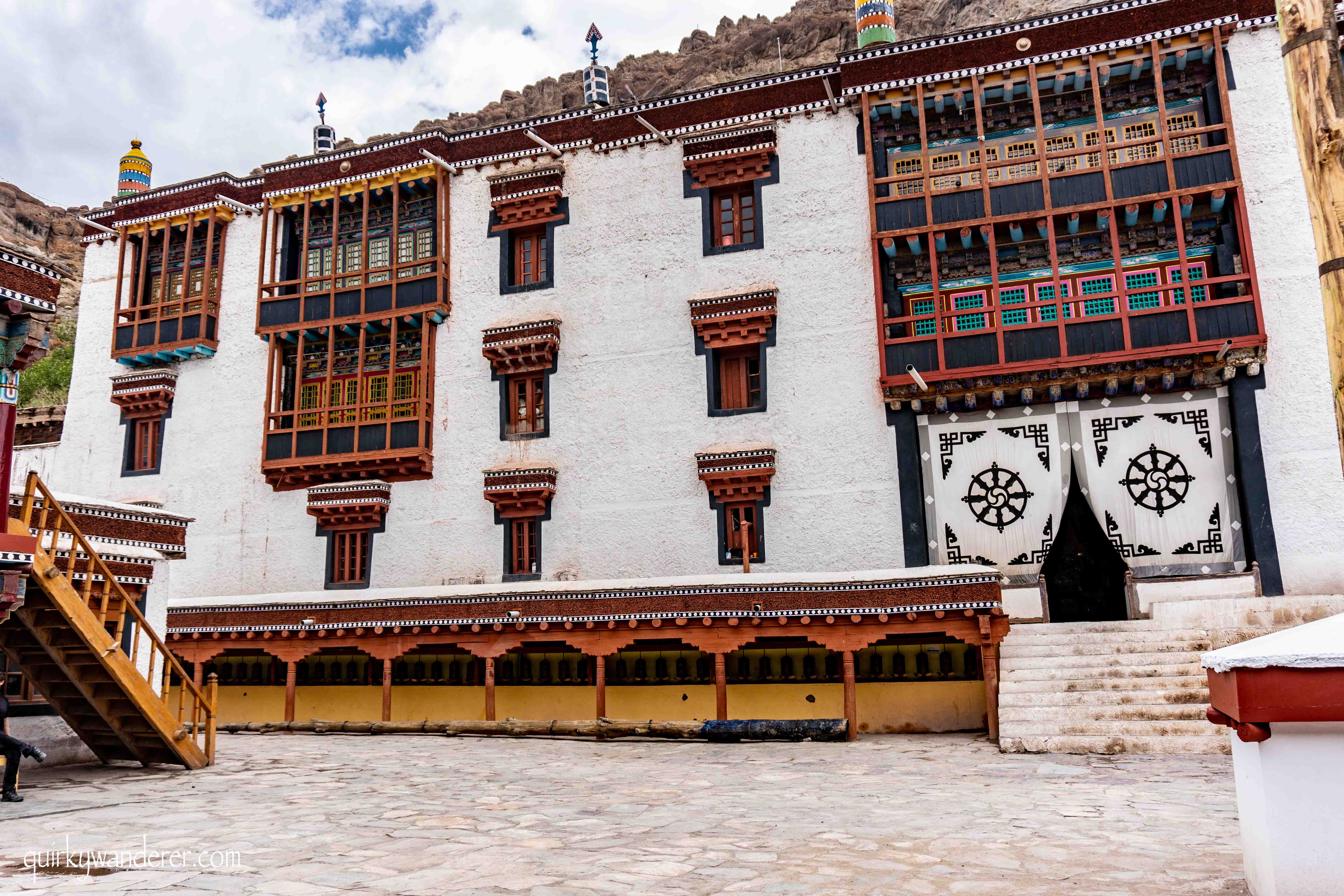 Biggest monastery in leh