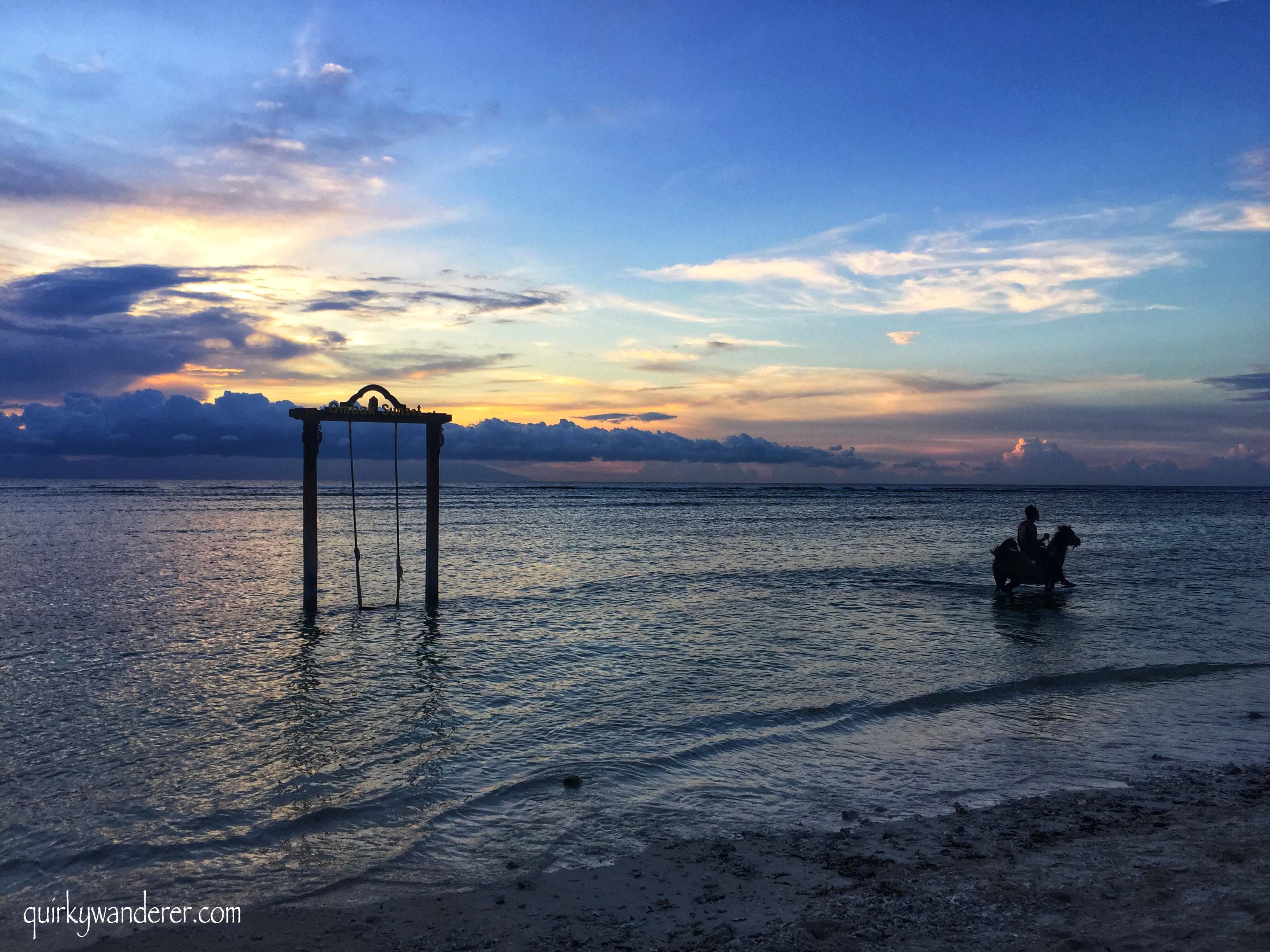 Horse rides in Gili Trawangan