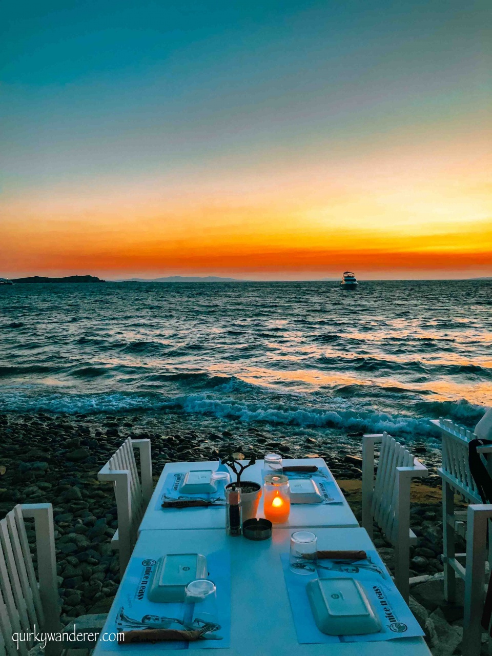 Restaurants with best views in Mykonos